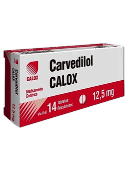 CARVEDILOL 12,5MG X 14TAB CALOX