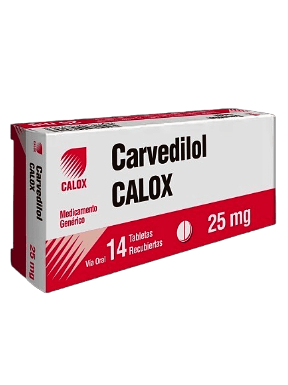 CARVEDILOL 25MG X 14TAB CALOX
