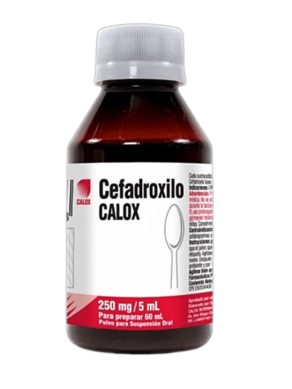 CEFADROXILO 250MG/5ML X 60ML SUSP CALOX