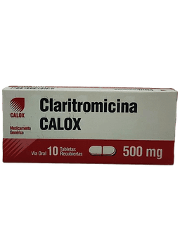 CLARITROMICINA 500 MG X 10 TAB