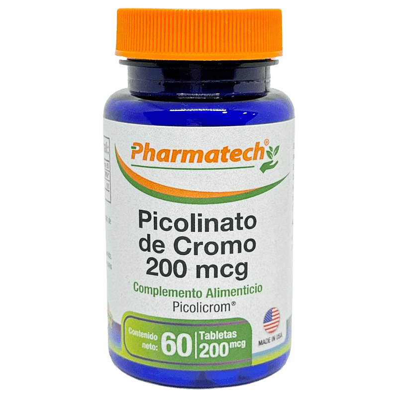 PICOLINATO DE CROMO 200 MCG X 60 TAB