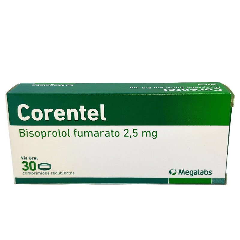 CORENTEL 2,5mg X 30 COMP REC