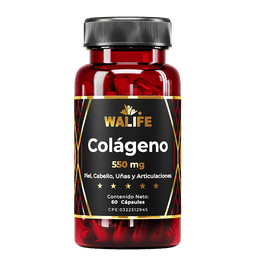 COLAGENO 550MG X 60CAP WALIFE