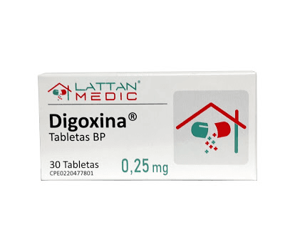 DIGOXINA 0.25MG X 30TAB LATTAN MEDIC