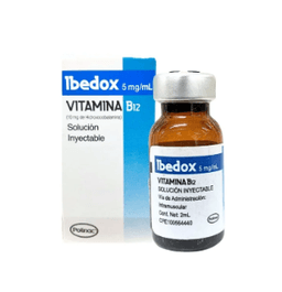 IBEDOX VIT B12 5MG/ML X 1AMP