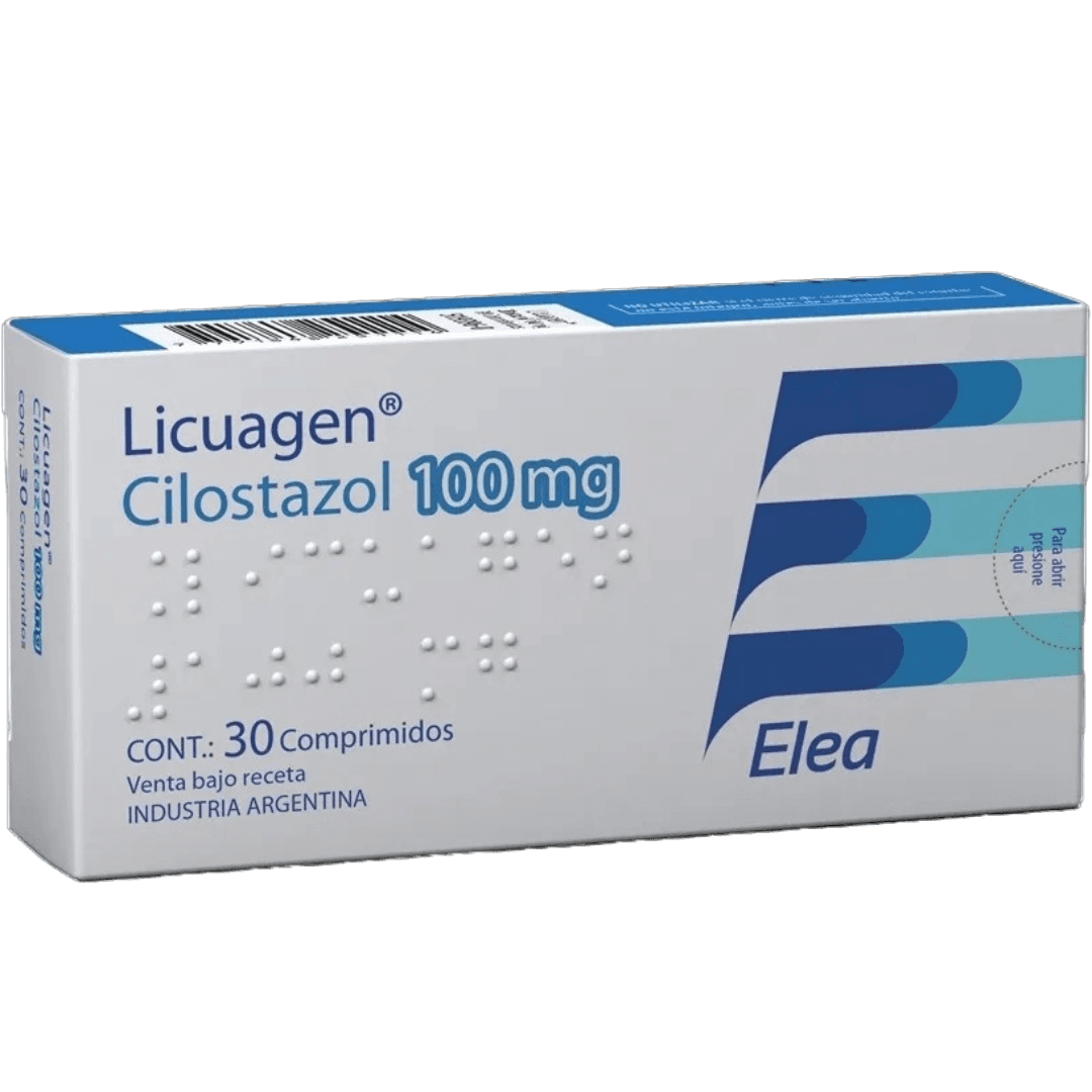 LICUAGEN CILOSTAZOL 100MG X 30COMP