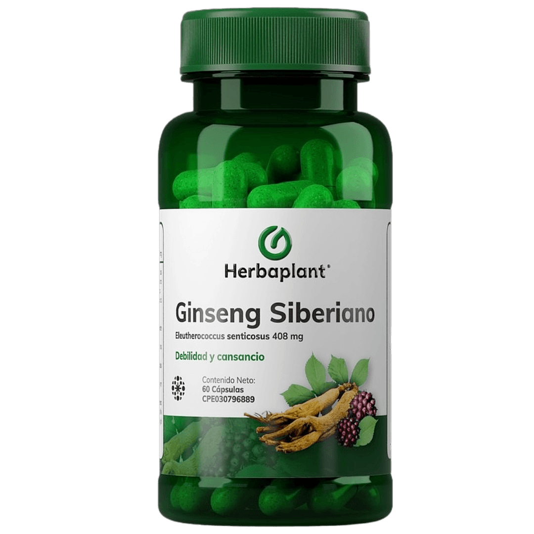 GINSENG SIBERIANO 60CAP HERBAPLANT