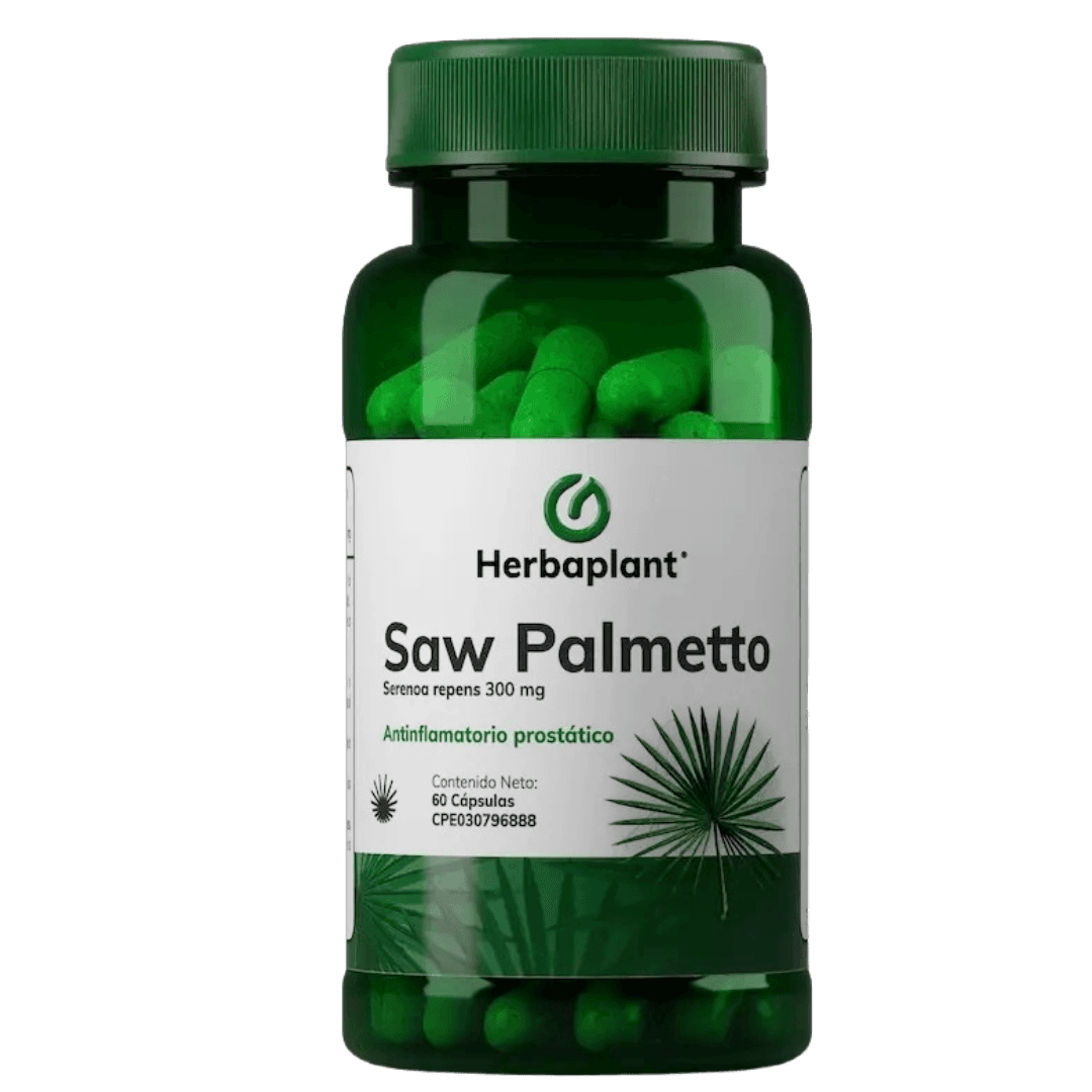 SAW PALMETTO 300MG X 60CAP HERBAPLANT