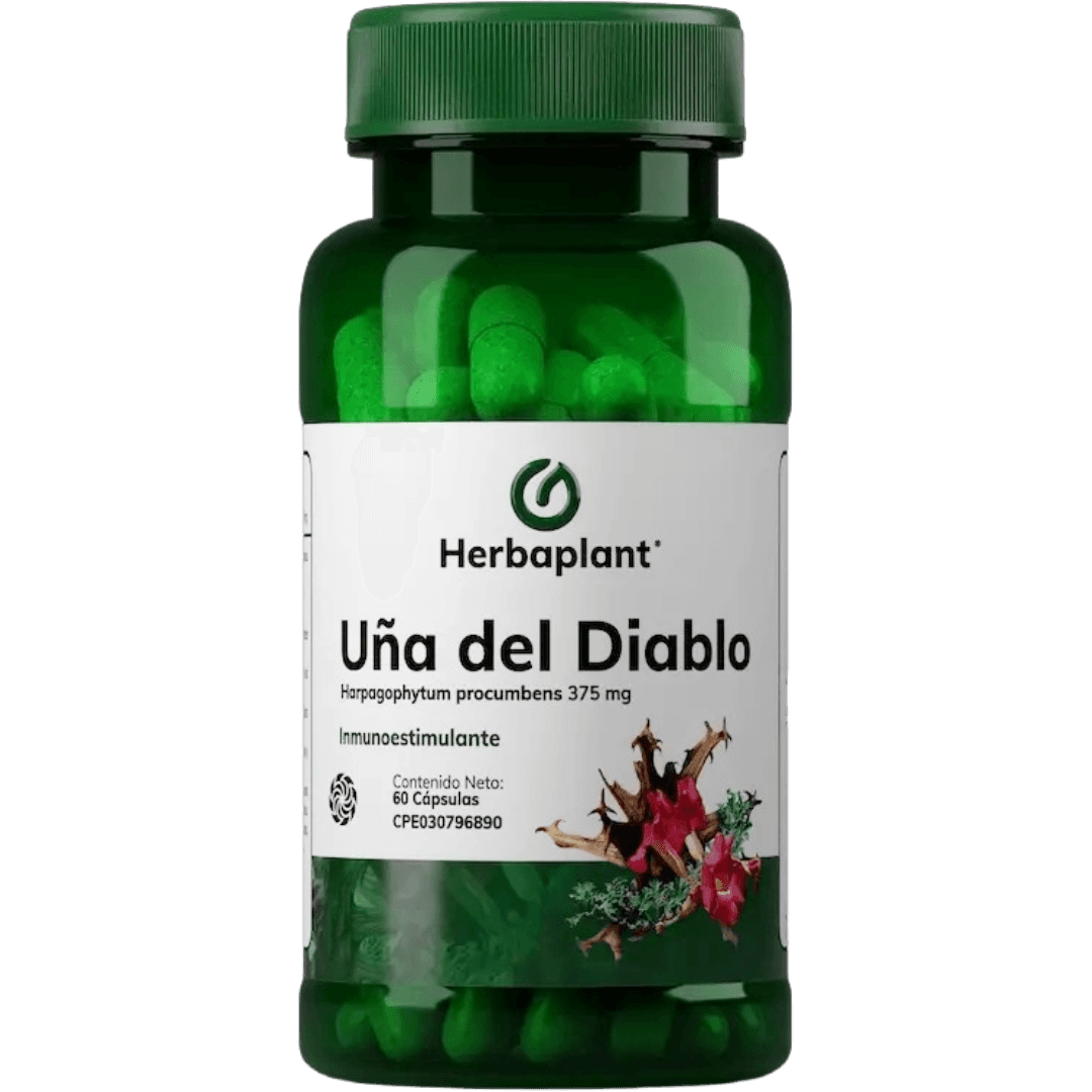 UÑA DEL DIABLO 375MG X 60CAP HERBAPLANT