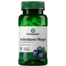 ARANDANO NEGRO 343MG X 60CAP HERBAPLANT