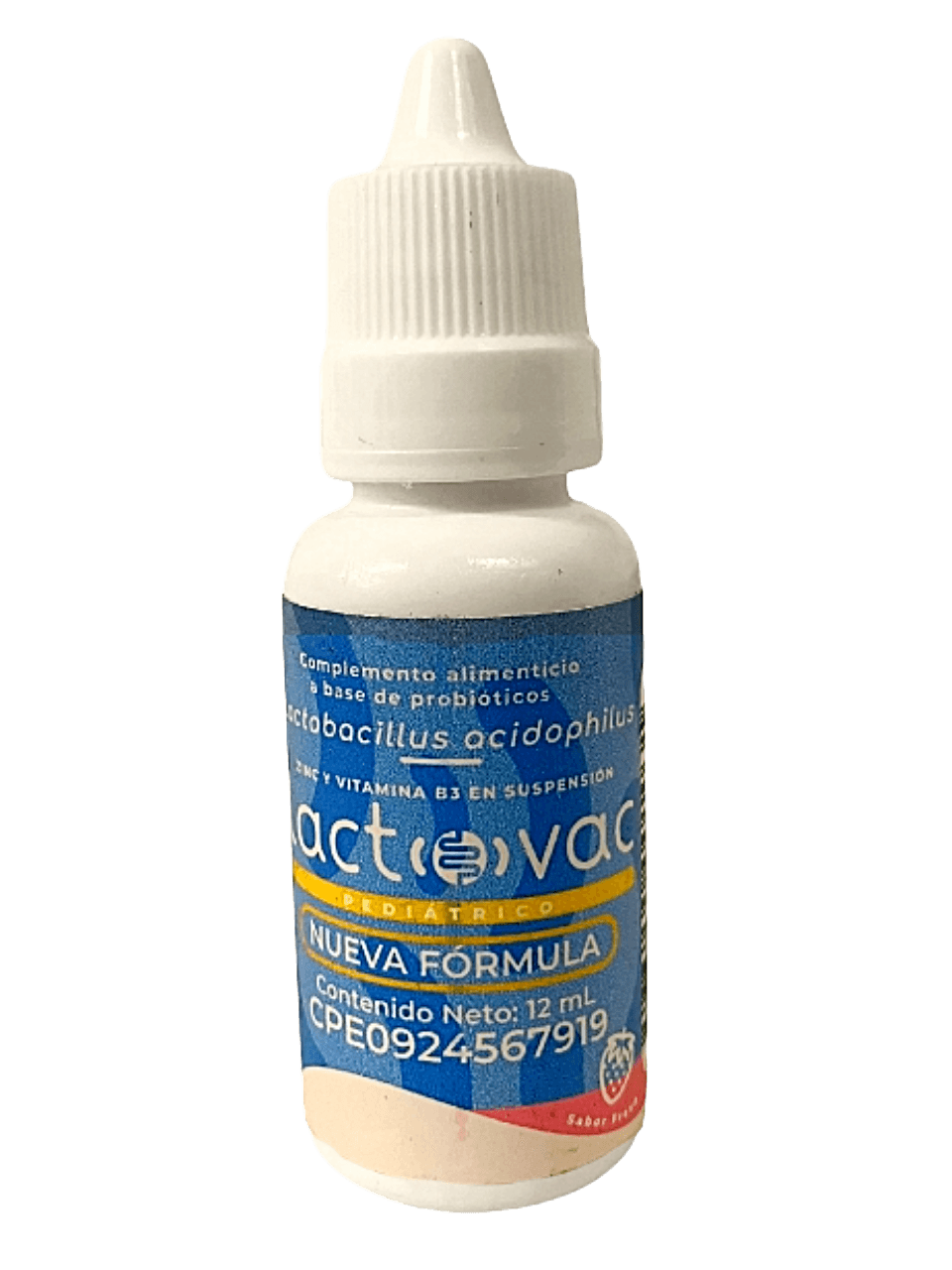 LACTOVAC FRESA PEDIATRICO 12ML