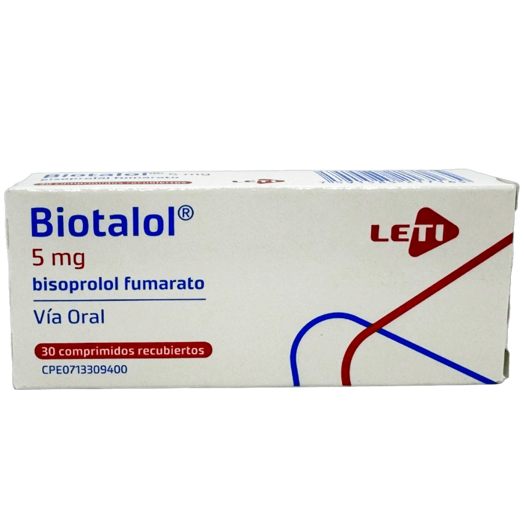 BIOTALOL 5MG X 30COM