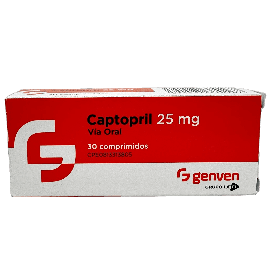 CAPTOPRIL 25MG X 30COM GENVEN