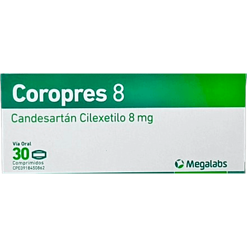 COROPRES 8MG X 30 COMP