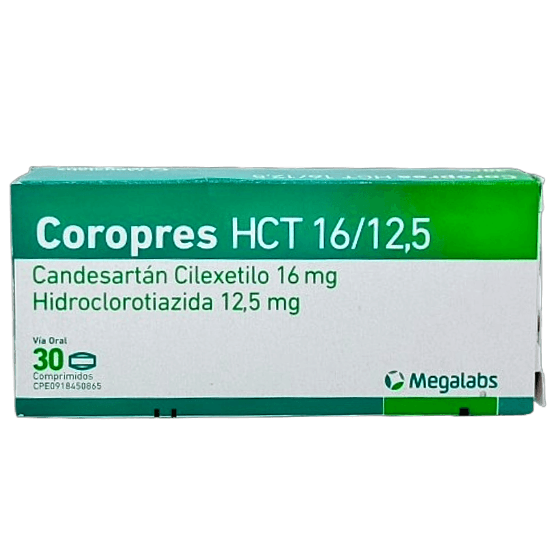 COROPRES H 16MG - 12,5MG X 30 COMP