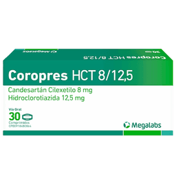 COROPRES H 8MG - 12,5MG X 30 COMP