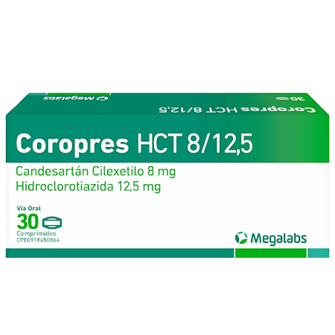 COROPRES H 8MG - 12,5MG X 30 COMP