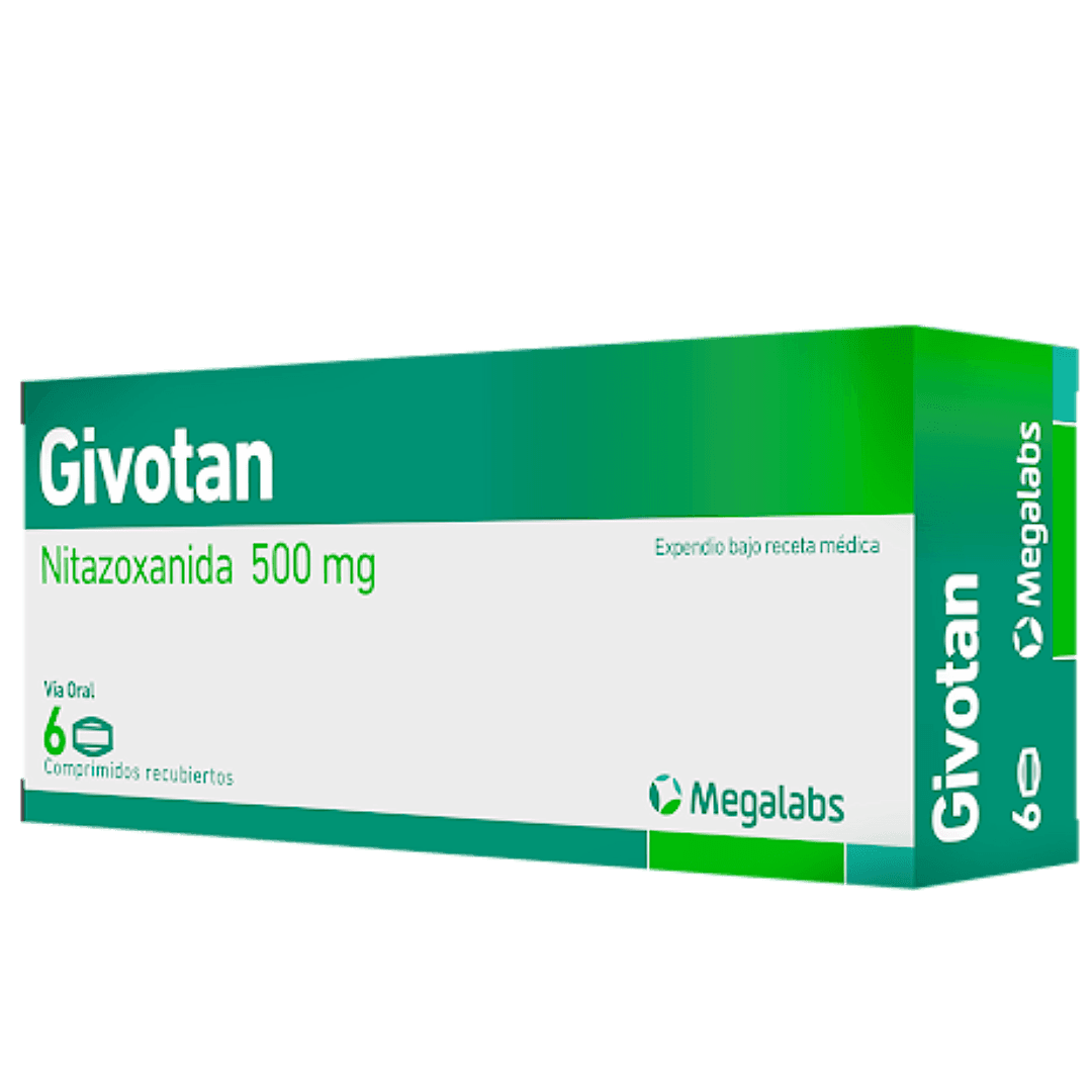 GIVOTAN 500 MG X 6 COMP