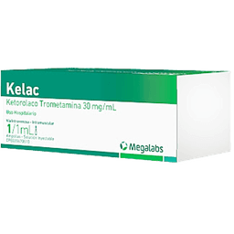 KELAC SOL INY 30 MG/ML 1 AMP X 1 ML