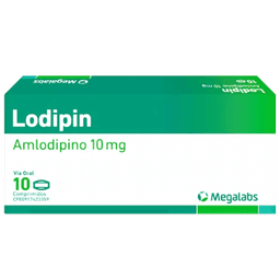 LODIPIN 10 MG X 10 COMP