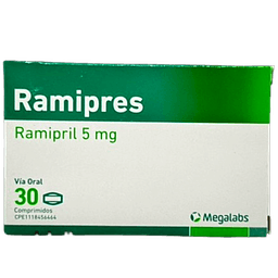 RAMIPRES 5 MG X 30  COMP