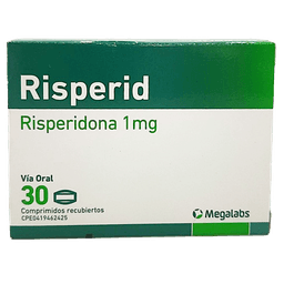 RISPERID 1MG X 30 COMP REC