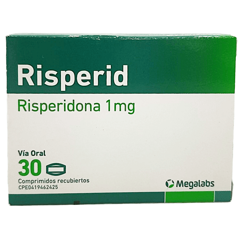 RISPERID 1MG X 30 COMP REC