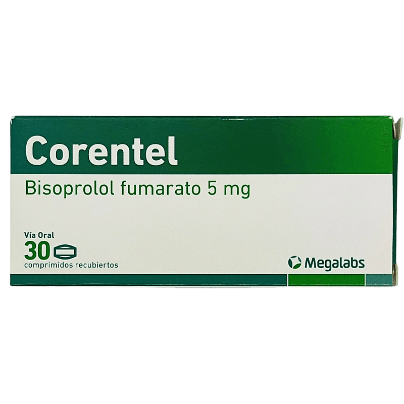 CORENTEL 5MG X 30 COMP REC
