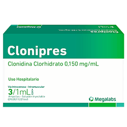 CLONIPRES AMP X 3 1ML