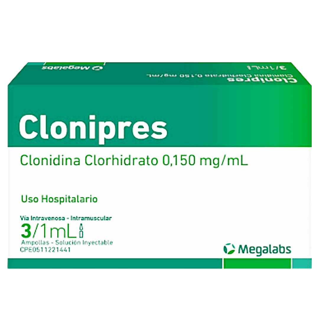 CLONIPRES AMP X 3 1ML