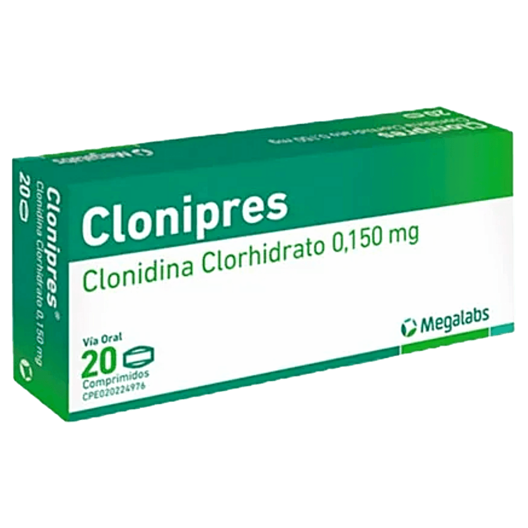 CLONIPRES 0,150MG X 20COM