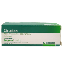 CICLOKAN 500MG-5ML X 1AMP
