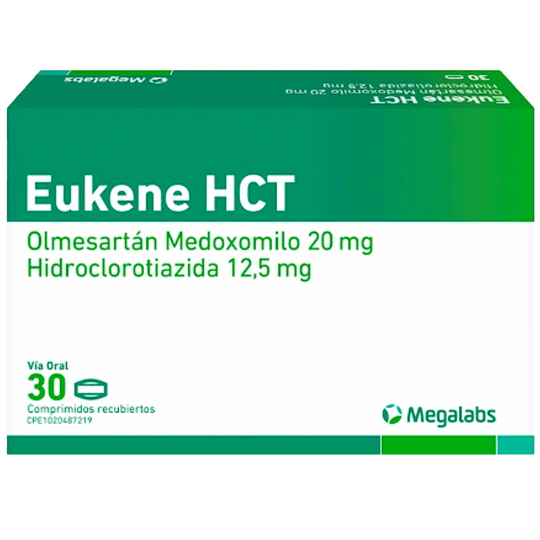 EUKENE HCT 20MG-12.5MG X 30COMP