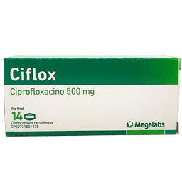 CIFLOX 500MG X 14 COMPR MEGALABS