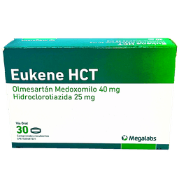 EUKENE HCT 40MG-25MG X 30 COMPR