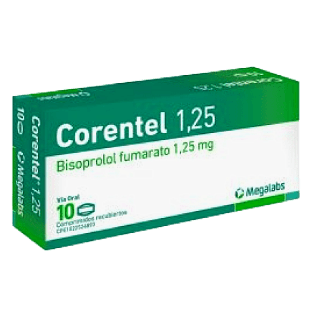 CORENTEL 1.25 MG X 10 COMP
