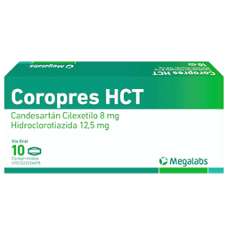 COROPRES HCT 8MG-12.5 X 10COMP