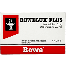 ROWELUK PLUS 5MG-2,5MG X 30 COMP MAST