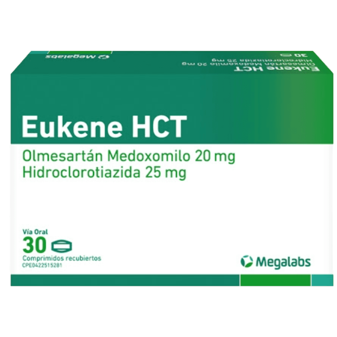 EUKENE HCT 20MG/25MG X 30 COMP