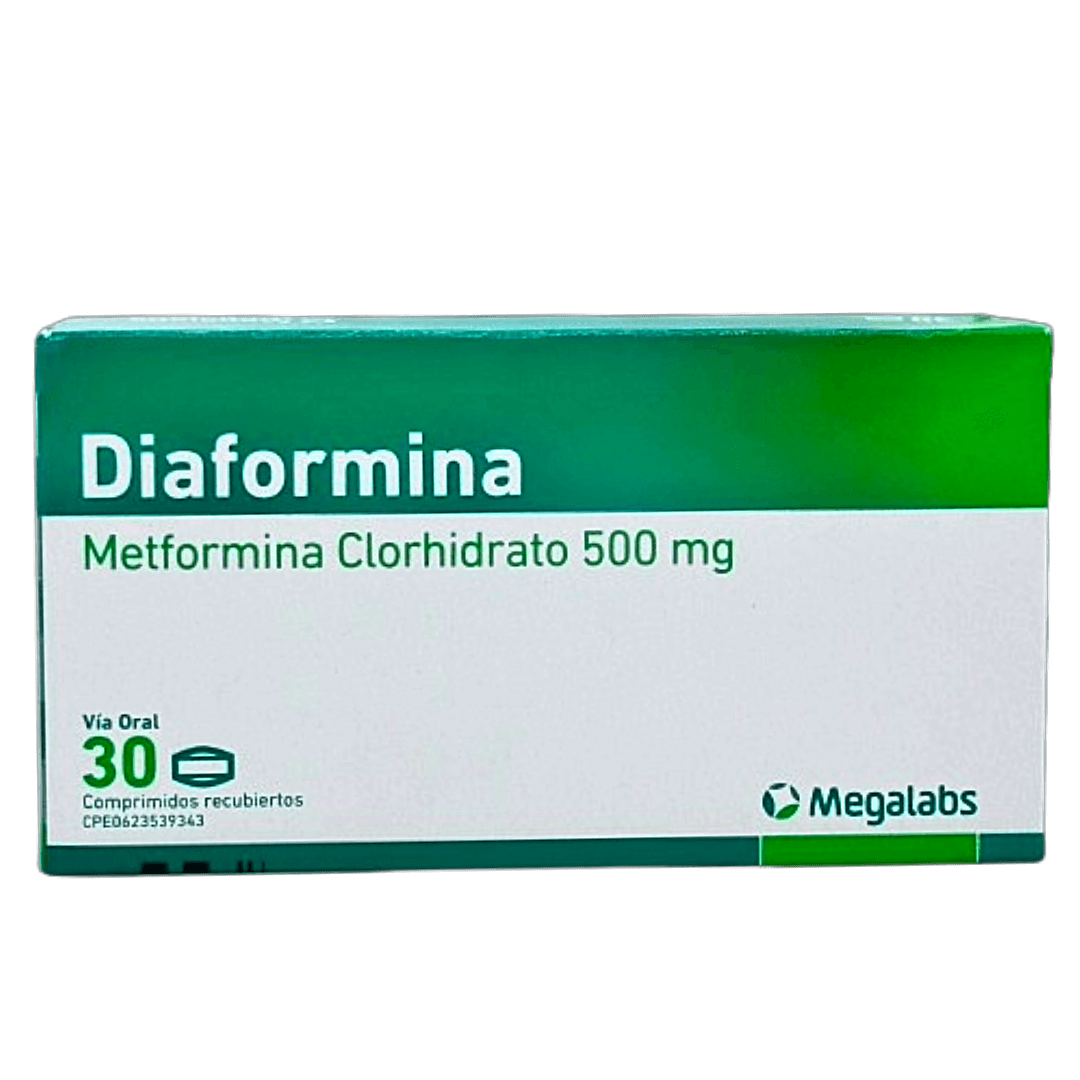 DIAFORMINA 30 COMPRIMIDOS 500 mg - Via oral