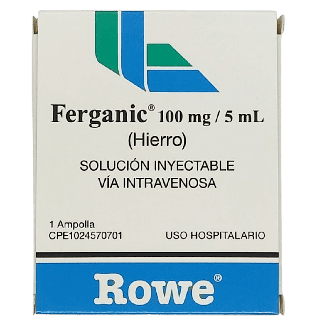 FERGANIC SOL INYEC IV 100MG/5ML X 1 AMP