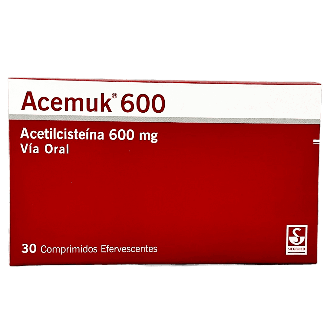 ACEMUK 600MG X 30 COMPR EFERVE