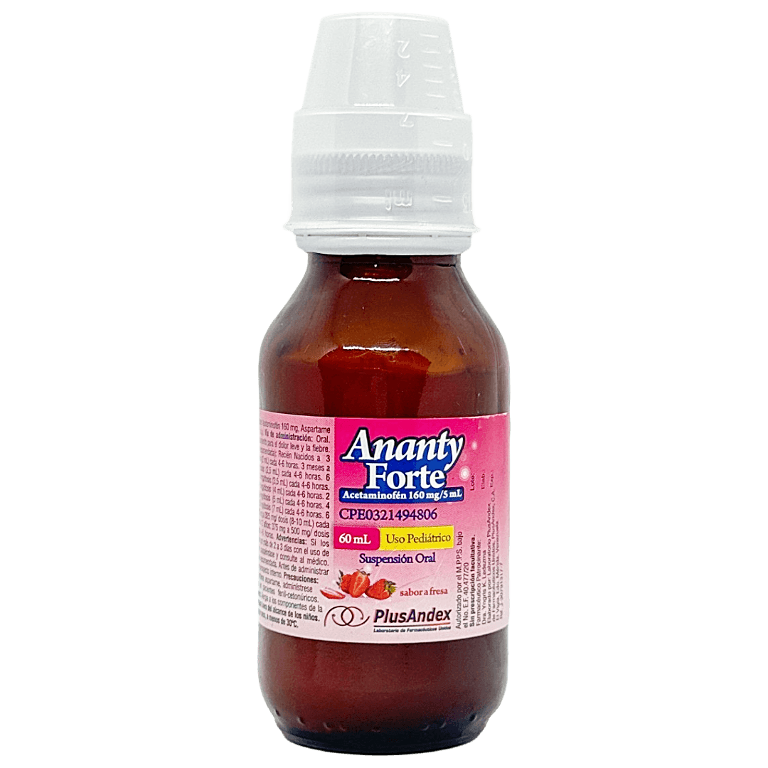 ANANTY FORTE 160MG/5ML X 60ML