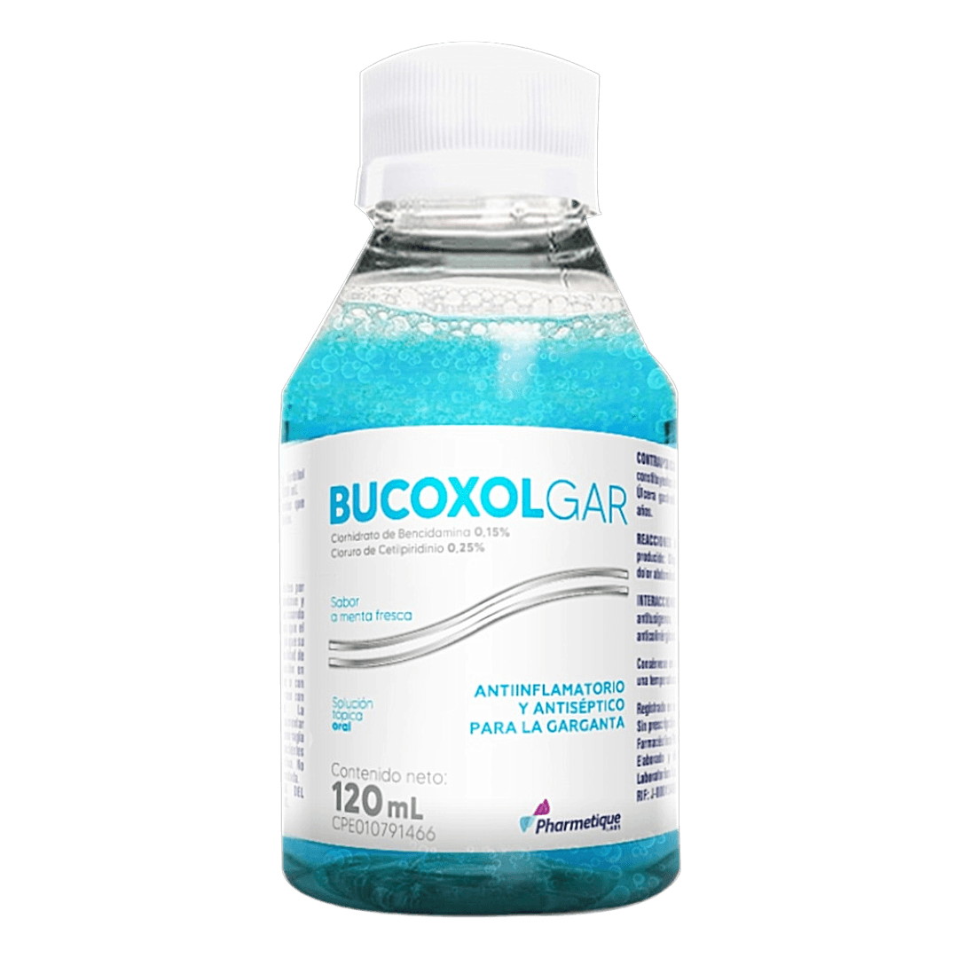 BUCOXOLGAR 0,15-0,25% MENTA SOLTOPX120mL