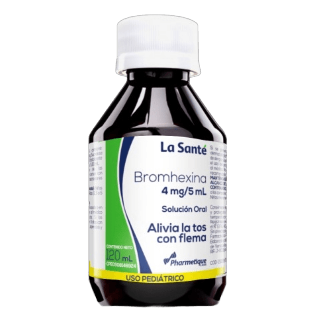 BROMHEXINA 4MG/5ML 120ML PEDIATRICO 