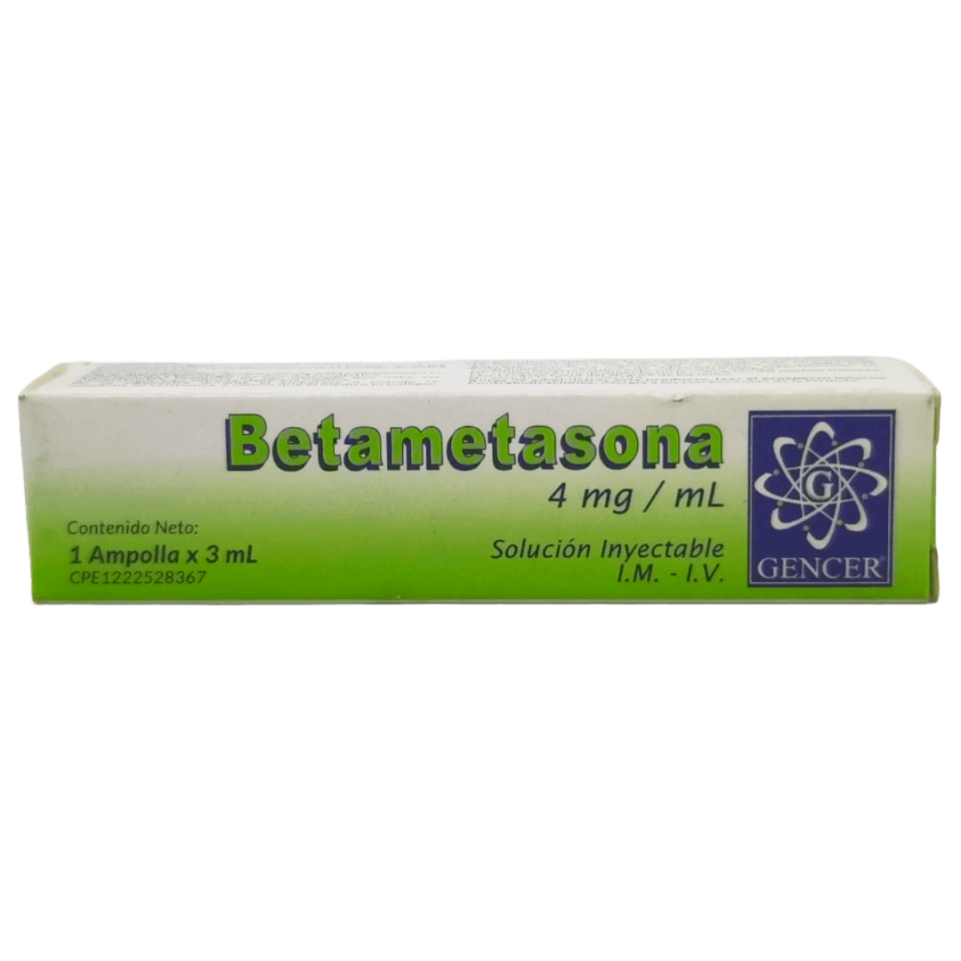BETAMETASONA 4MG/ML X3ML X 1AMP
