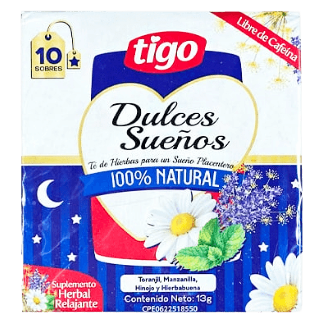 TE DE DULCES SUEÑOS 13GR X 10SOBRES TIGO
