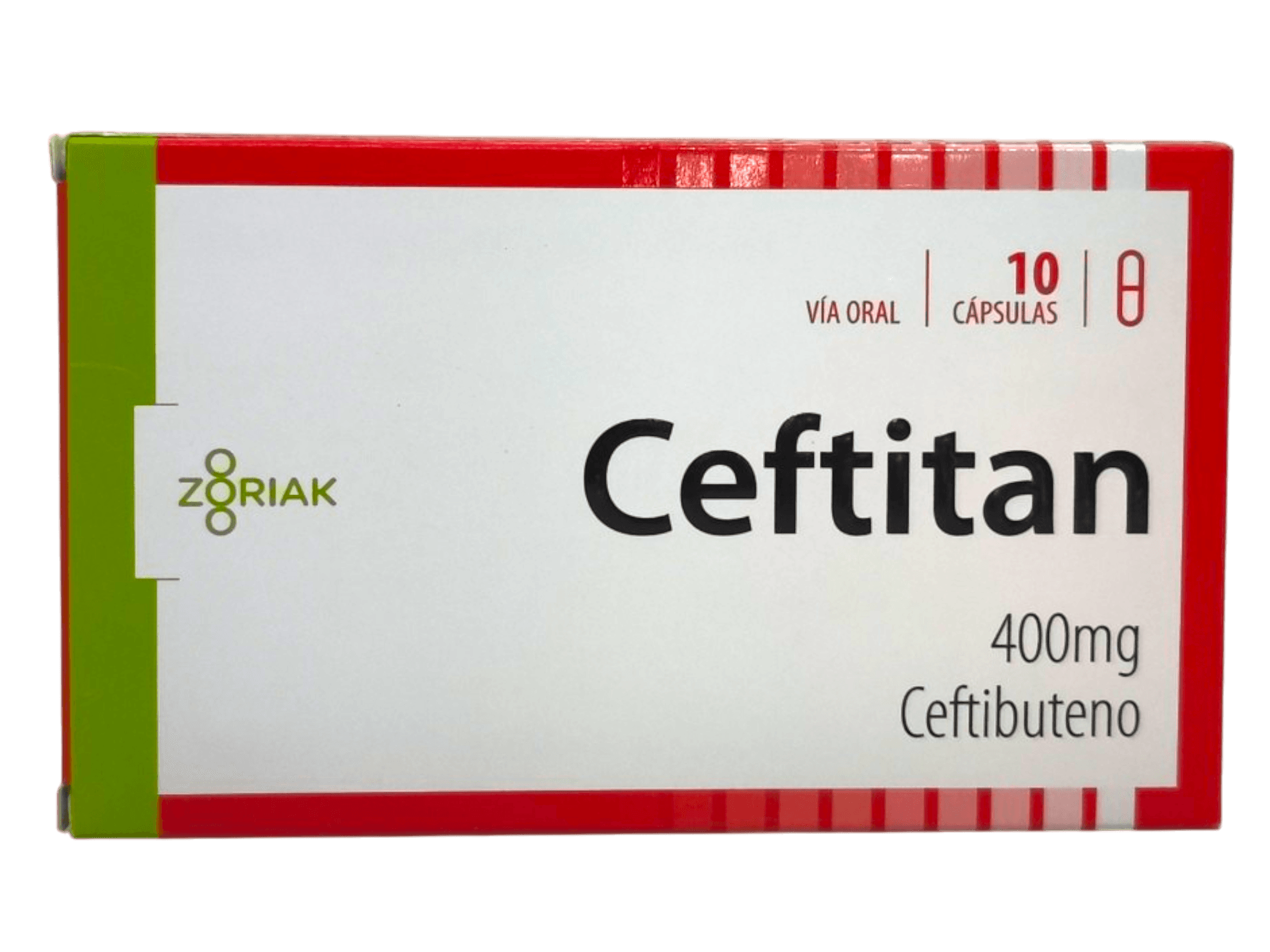 CEFTITAN 400MG X 10CAP CEFTIBUTENO