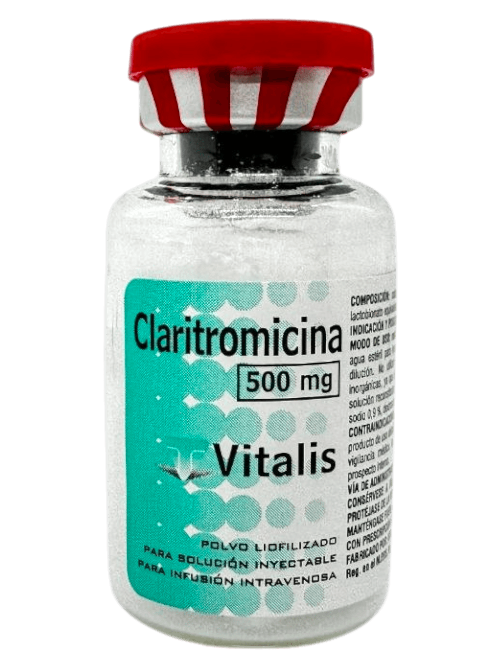 CLARITROMICINA AMP 500MG/I.V VITALIS