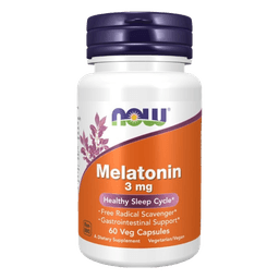 MELATONIN NOW 3MG X 60 CAP VEG